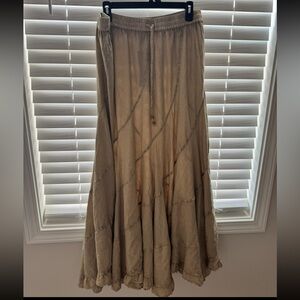 Tan boho Women's Skirt
